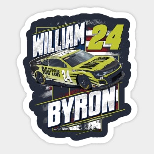 William Byron Raptor Patriotic Sticker